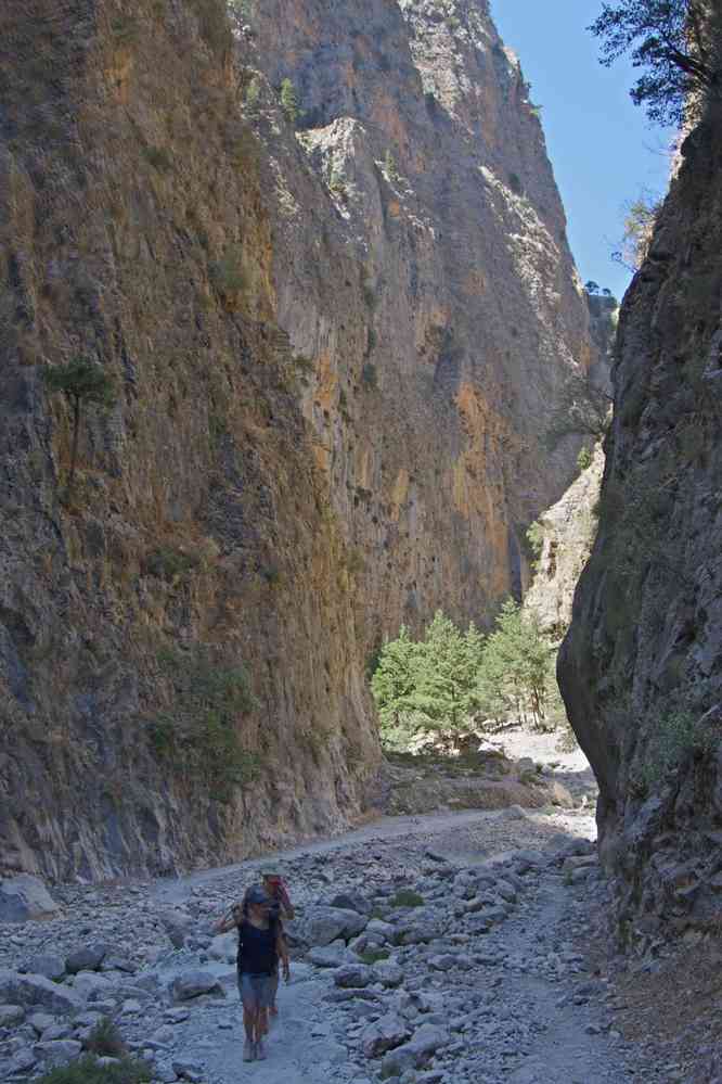 Gorges de Samaria (Φαράγγι Σαμαριάς). Le vendredi 15 août 2014