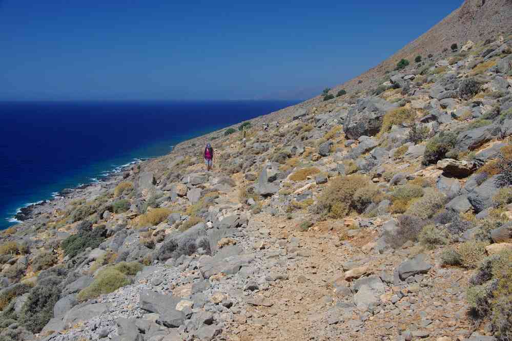 Progression dans un paysage torride. Le samedi 16 août 2014
