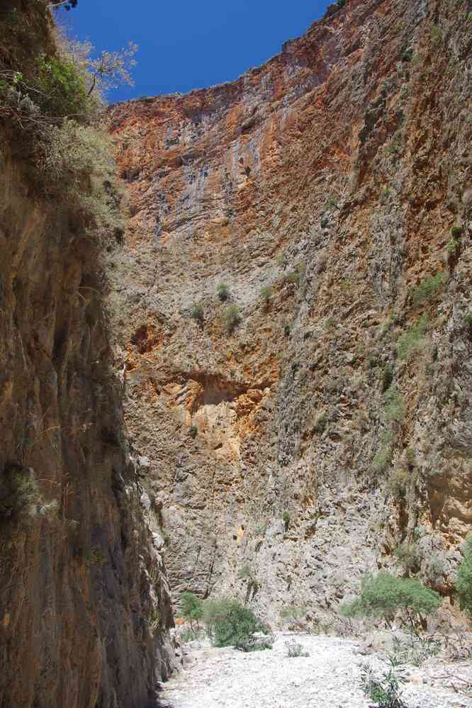 Gorges d’Aradena (Φαράγγι Αράδαινας). Le samedi 16 août 2014