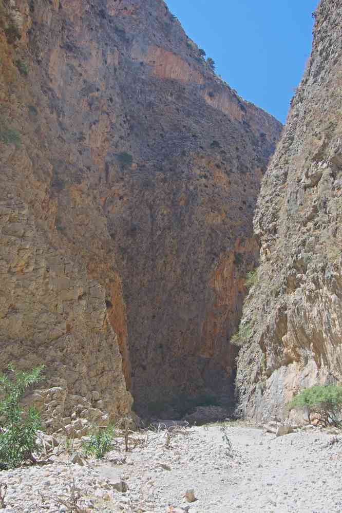 Gorges d’Aradena (Φαράγγι Αράδαινας). Le samedi 16 août 2014