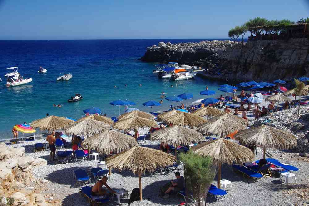 Dernier regard sur la plage de Marmara (Μαρμαρά). Le samedi 16 août 2014