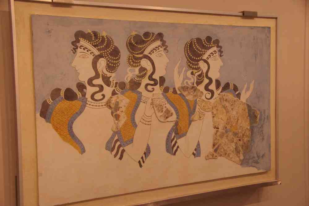 Héraklion (Ηράκλειο), musée archéologique. Le lundi 18 août 2014