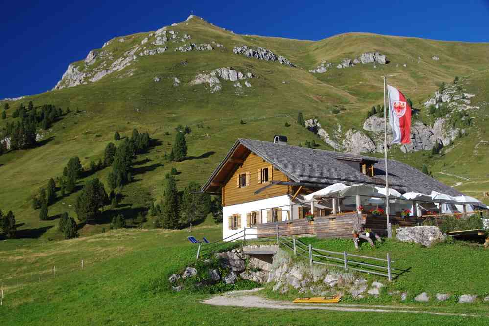 Vue depuis Gampenalm. Le dimanche 30 août 2015