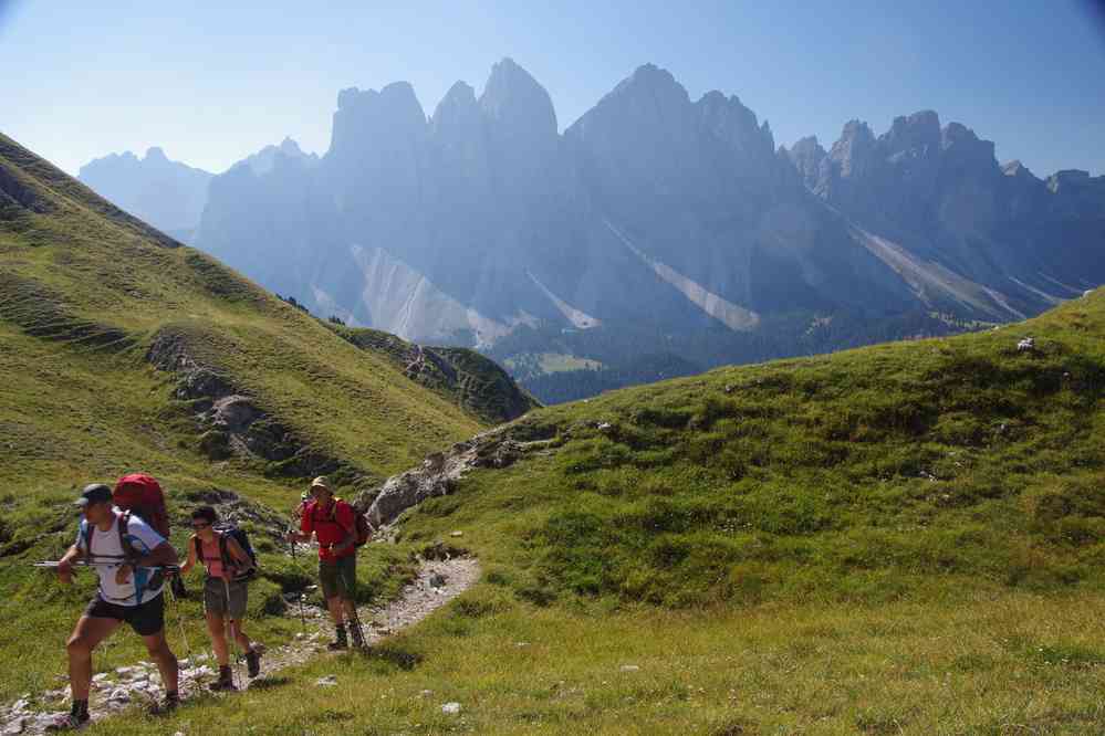 Vers le Geislergruppe. Le lundi 31 août 2015