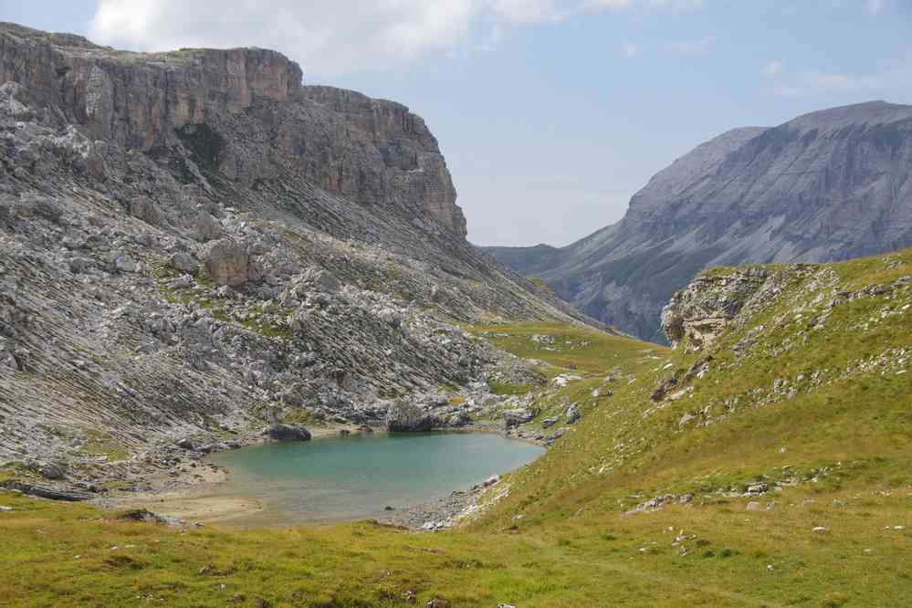 Le SEUL lac des Dolomites. Le mardi 1ᵉʳ septembre 2015