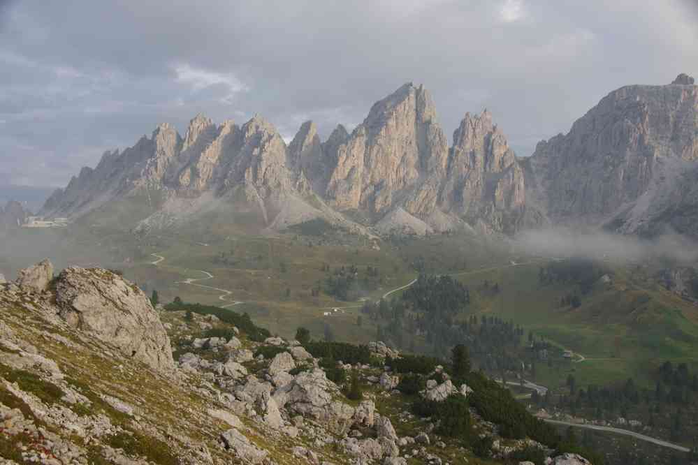 Avant la via ferrata. Le mercredi 2 septembre 2015