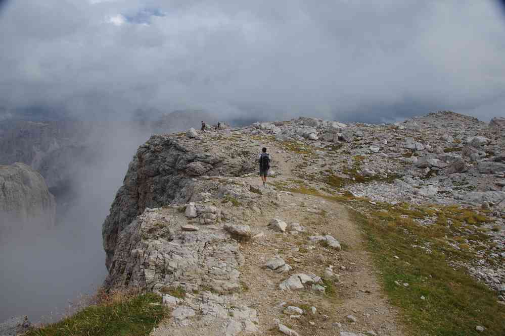 Le val Setus (en haut de la via ferrata). Le mercredi 2 septembre 2015