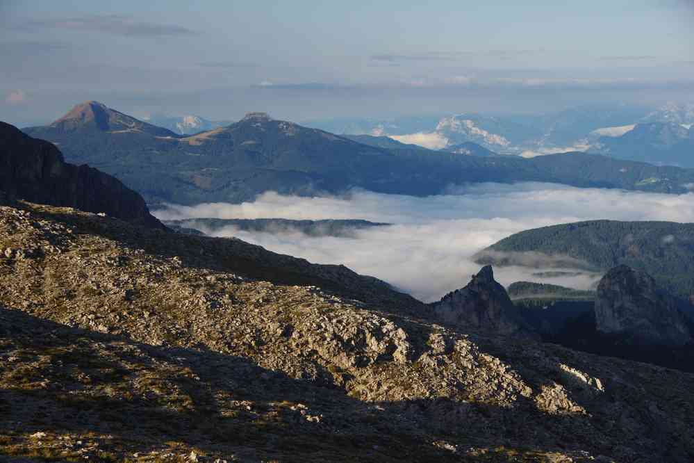Le ciel lessivé assure une bonne visibilité. Le vendredi 4 septembre 2015