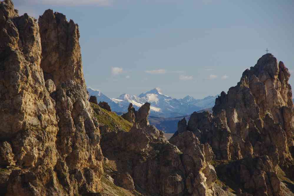Vue sur les Alpes autrichiennes. Le vendredi 4 septembre 2015