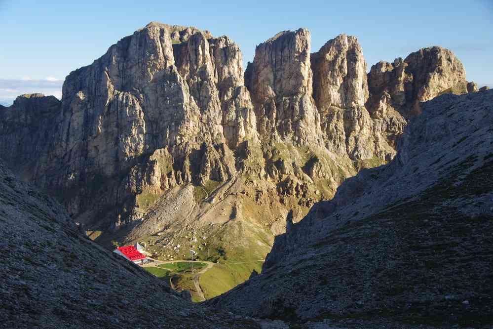 Dernier coup d’oeil au refuge. Le vendredi 4 septembre 2015