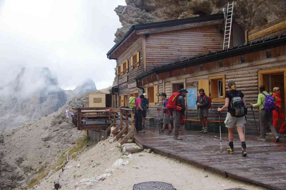 Le refuge du passo Principe (Grasleitenpass). Le vendredi 4 septembre 2015