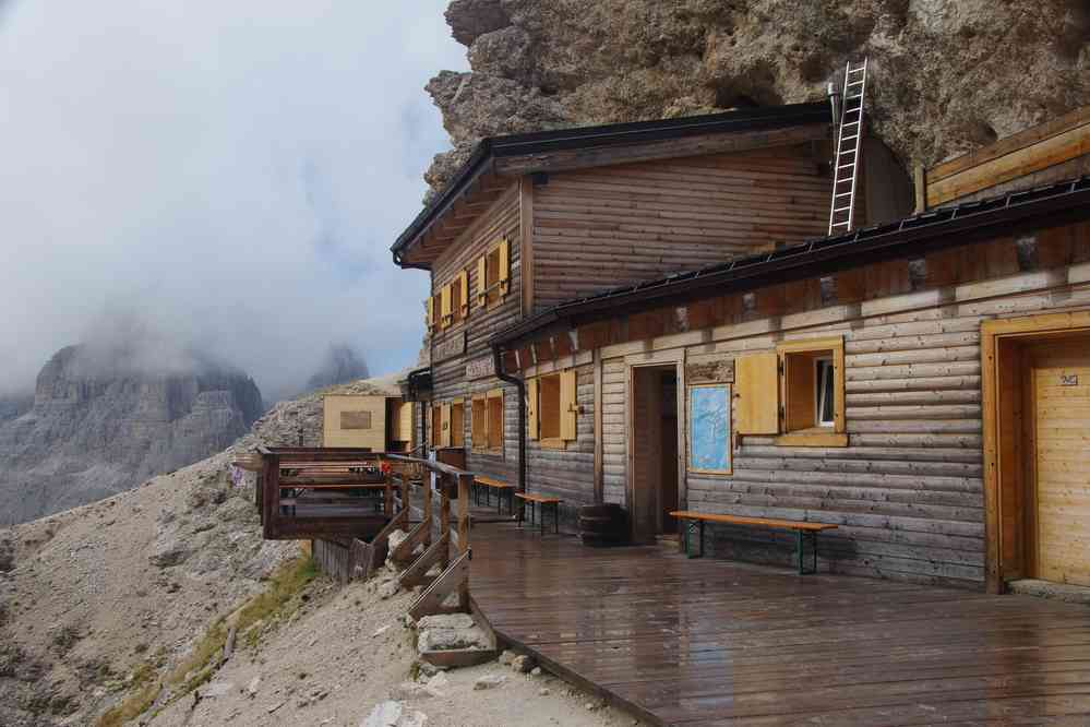 Le refuge du passo Principe (Grasleitenpass). Le vendredi 4 septembre 2015
