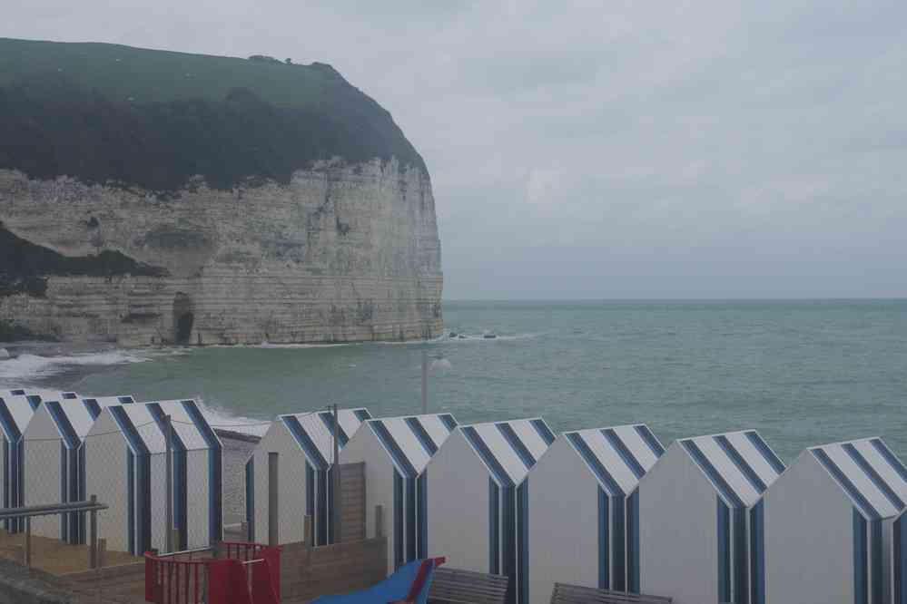 Plage d’Yport. Le samedi 17 octobre 2015