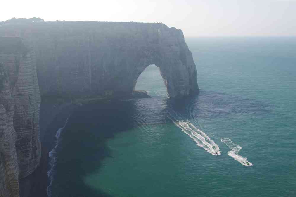 Étretat (la Manneporte). Le dimanche 18 octobre 2015