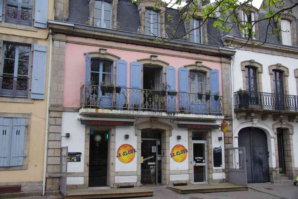 Vieille maison à Quimper. Le samedi 4 avril 2015