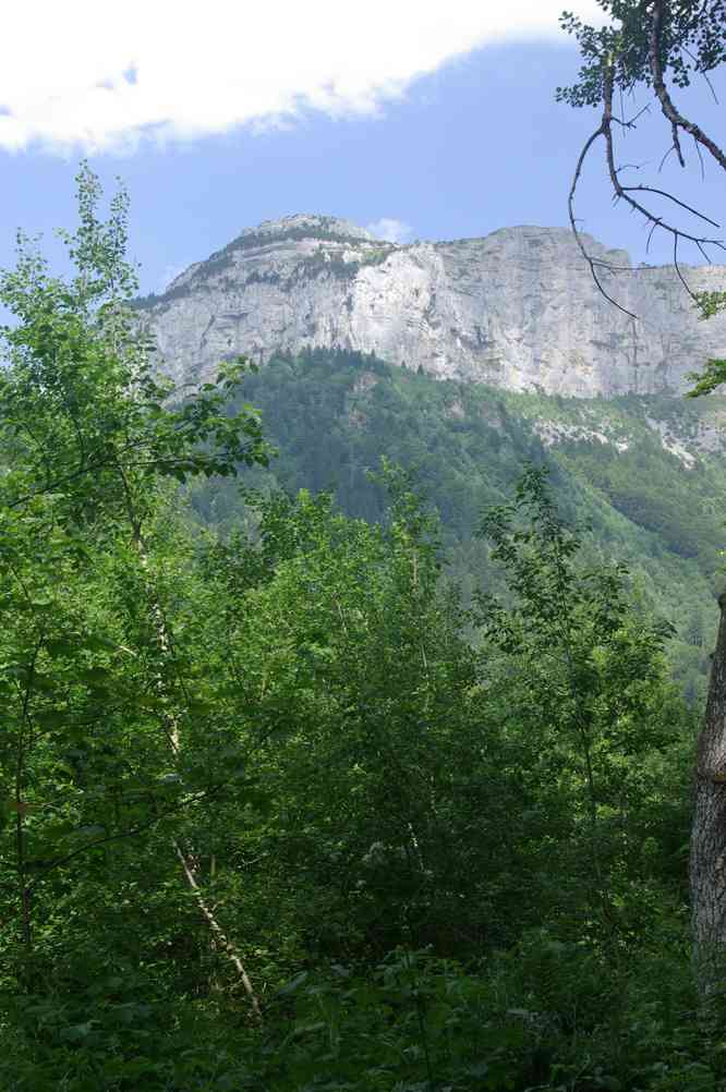 La tête du Parmelan 1832 m : ce soir on dort là haut ! Le mercredi 14 juillet 2010