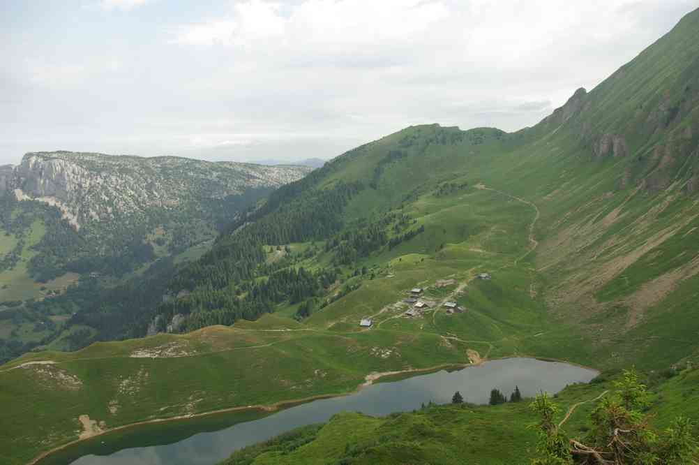 Le lac de Lessy. Le samedi 17 juillet 2010