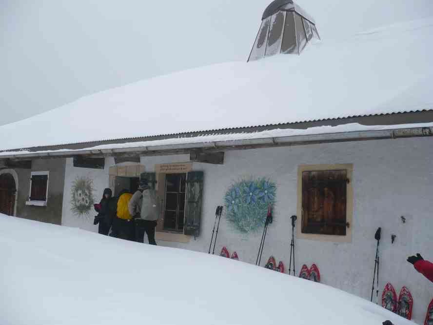 Allez, il fait froid, on va squatter un chalet suisse. Le mardi 28 décembre 2010