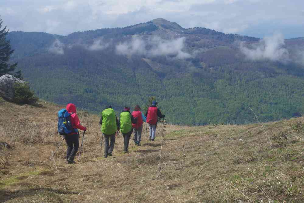 Début d’une descente un peu scabreuse. Le samedi 4 mai 2019