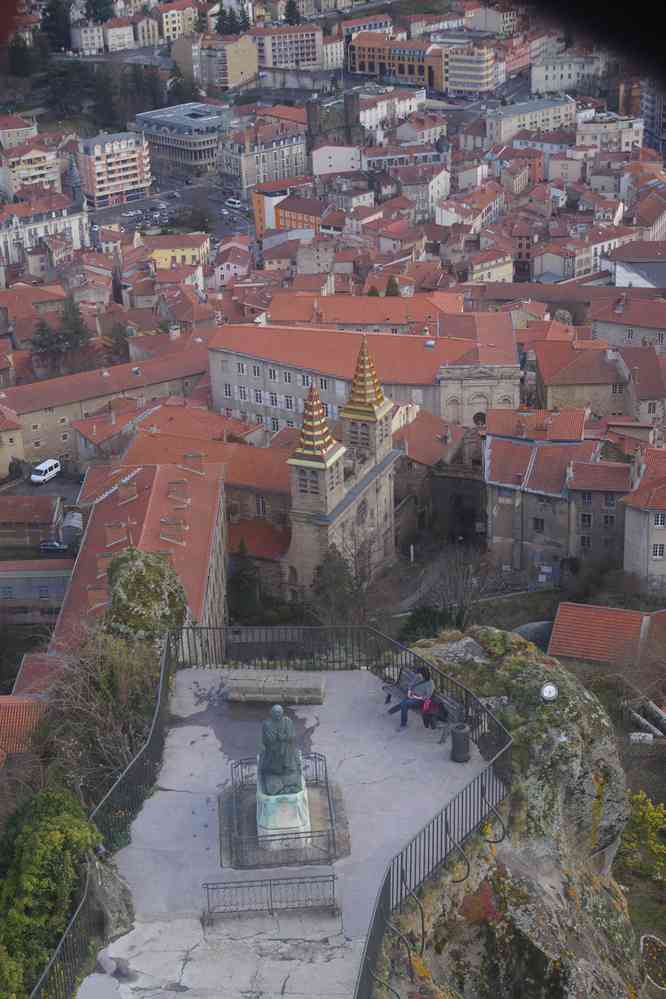 Depuis le haut de la statue. Le dimanche 27 mars 2016