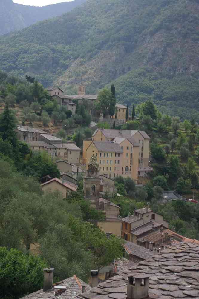 Saorge, vue partielle. Le samedi 28 juillet 2012