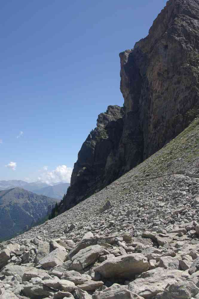 Montée vers la baisse de Fontanalbe. Le dimanche 29 juillet 2012