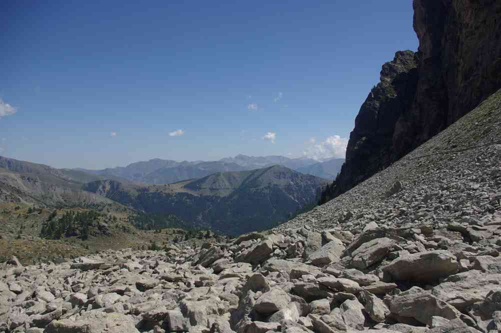 Montée vers la baisse de Fontanalbe. Le dimanche 29 juillet 2012