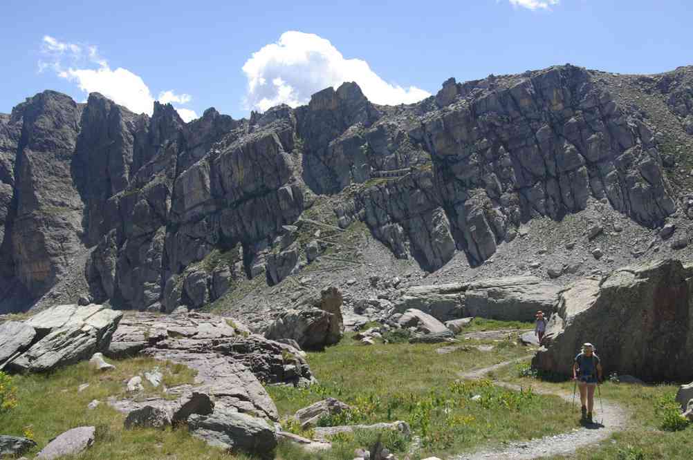 Montée vers la baisse de Fontanalbe. Le dimanche 29 juillet 2012