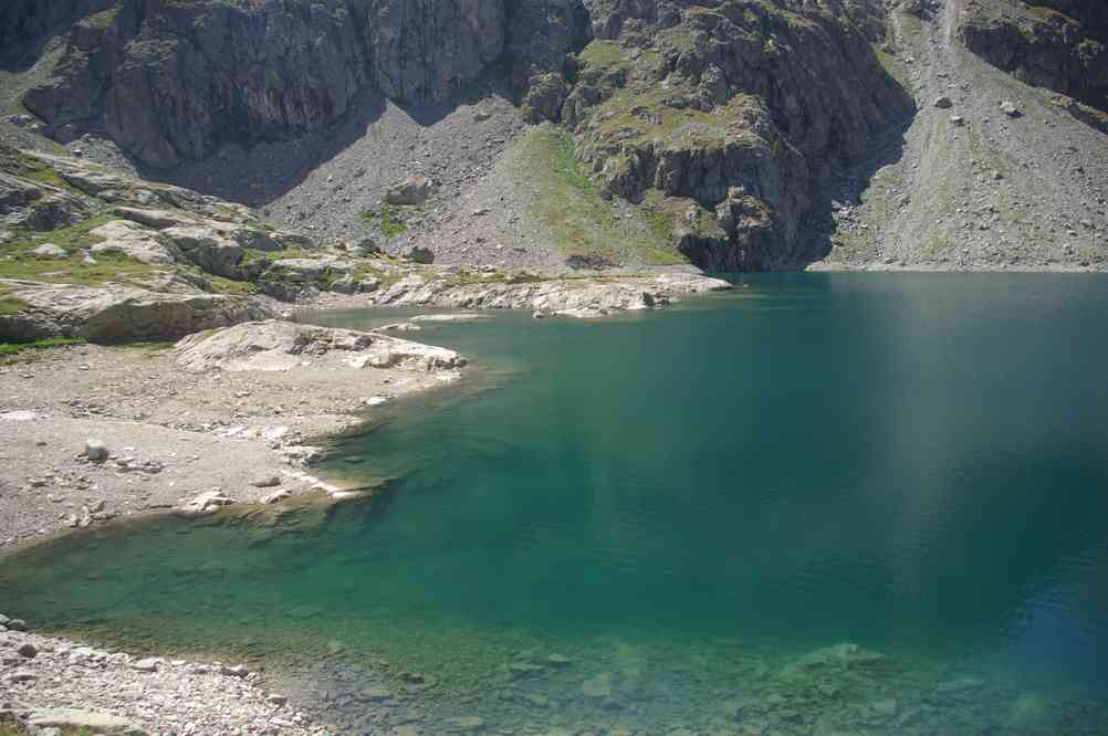 Le lac Noir (avec les deux îles de tout à l’heure). Le lundi 30 juillet 2012