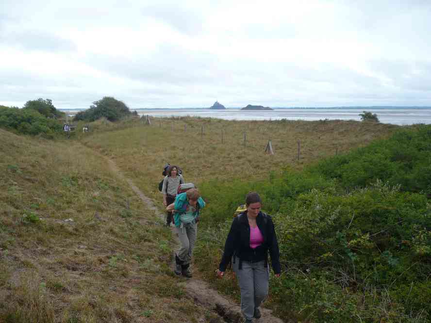 Randonnée dans les dunes. Le lundi 13 juin 2011