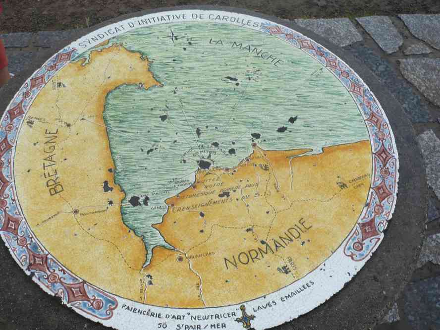 Table d’orientation en lave émaillée du Massif Central. Le lundi 13 juin 2011