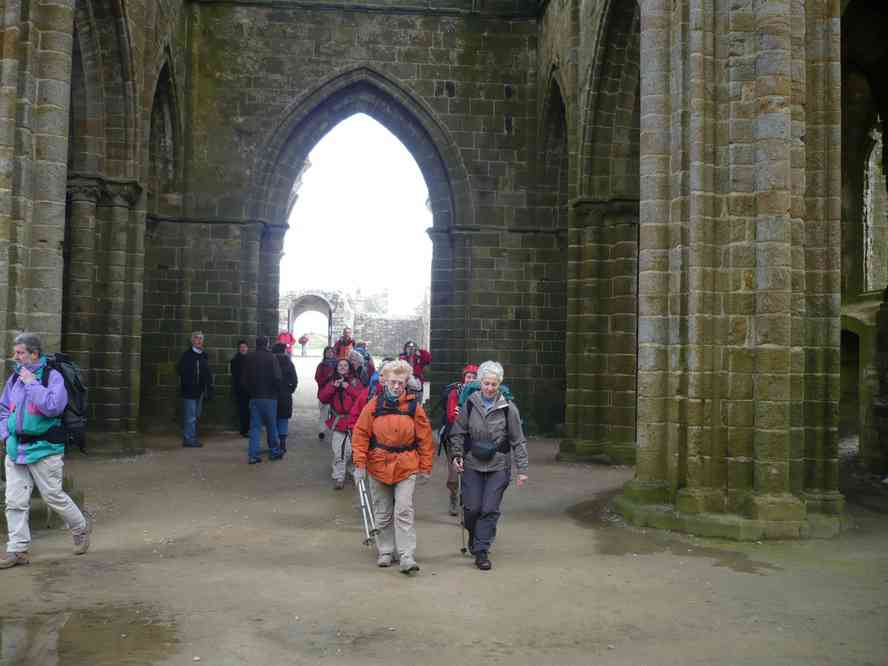 L’abbaye de la pointe de Saint-Matthieu. Le vendredi 2 avril 2010