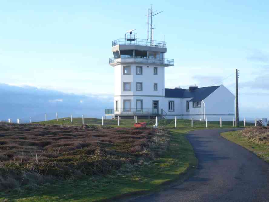 Démarrage de la rando depuis la pointe du Stiff. Le samedi 3 avril 2010