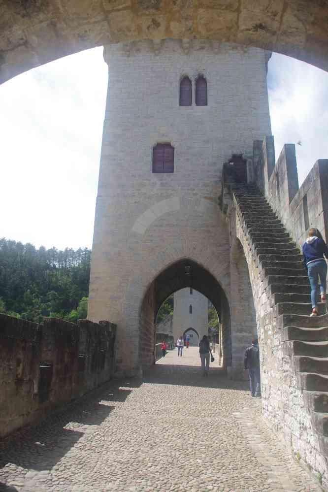 Cahors, pont Valentré. Le lundi 17 avril 2017