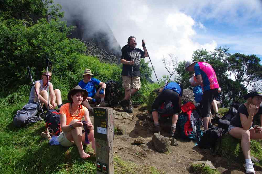 Une partie du groupe (Terdav) au col de Taïbit. Le lundi 4 mai 2015