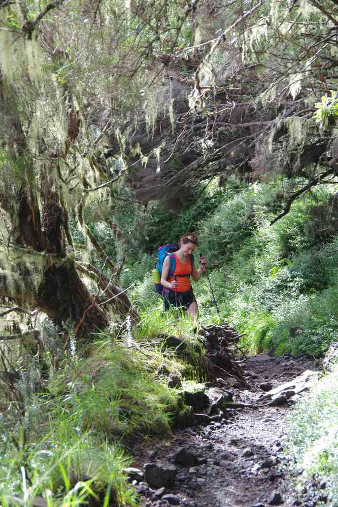 Montée au gîte. Le mardi 5 mai 2015