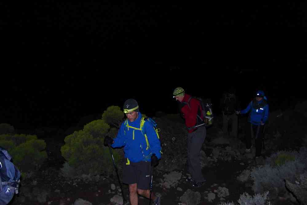 Ascension à la frontale. Le mercredi 6 mai 2015