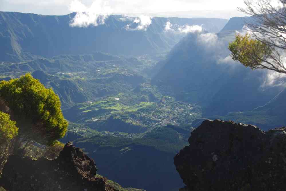 Hell-bourg (Salazie), pendant la descente du piton des Neiges. Le mercredi 6 mai 2015