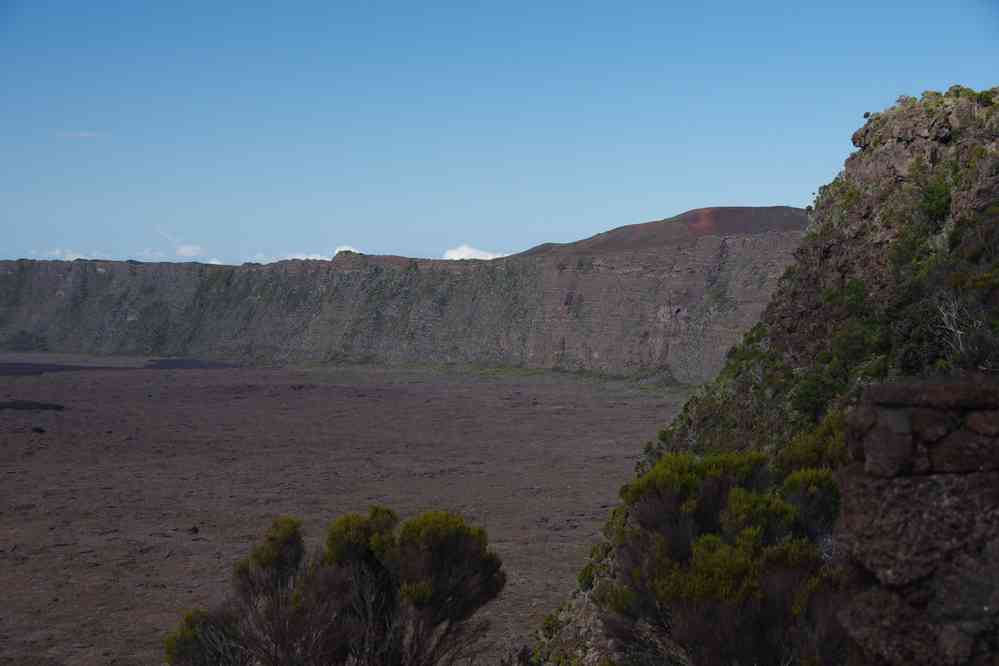 Pendant la descente dans l’enclos. Le jeudi 7 mai 2015