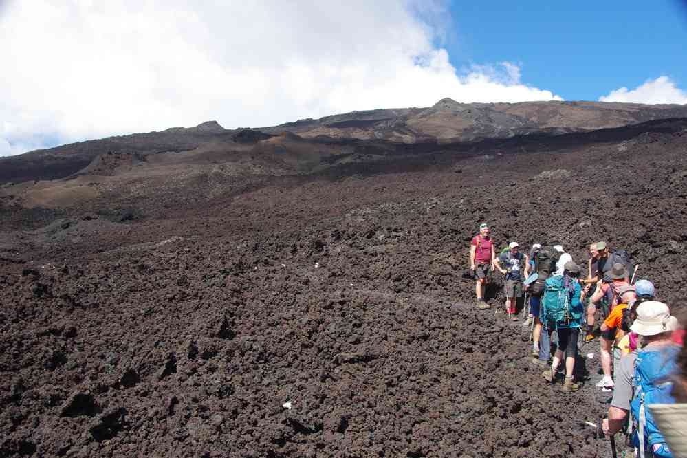 La coulée de lave de 2007. Le jeudi 7 mai 2015