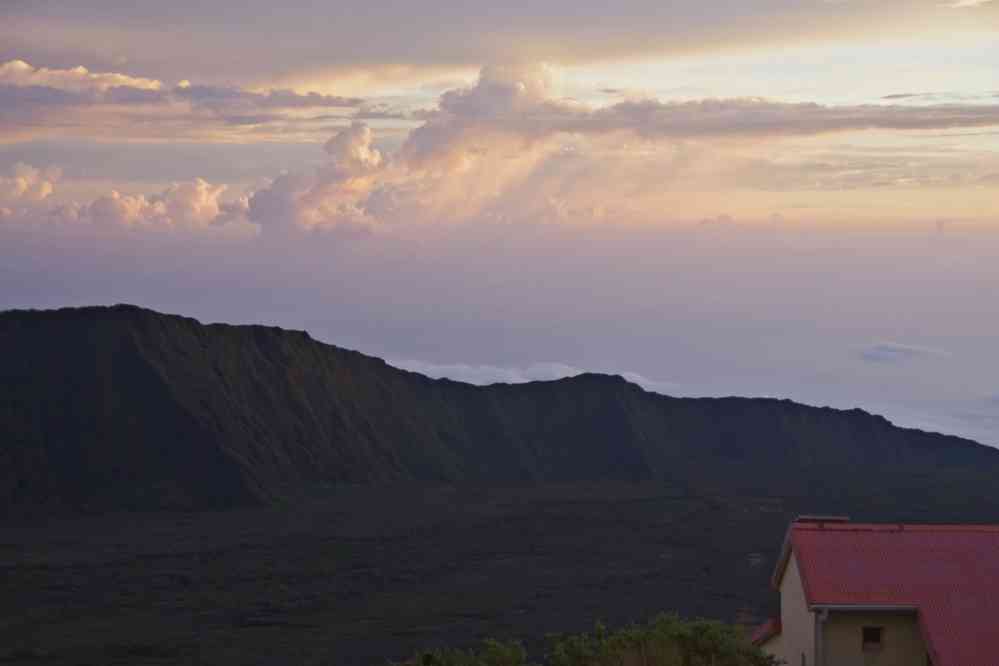 Depuis le gîte du Volcan. Le vendredi 8 mai 2015