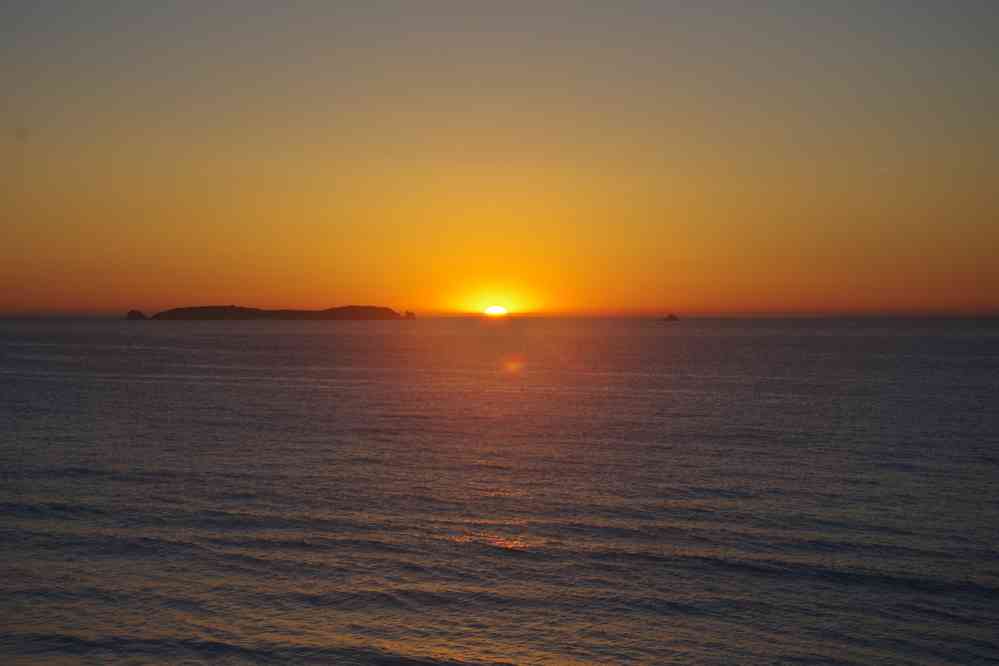 Saint-Malo, coucher de soleil. Le jeudi 25 mai 2017