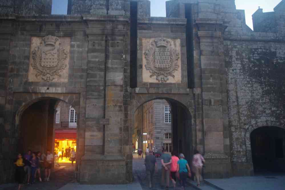 Saint-Malo, vieille ville. Le jeudi 25 mai 2017
