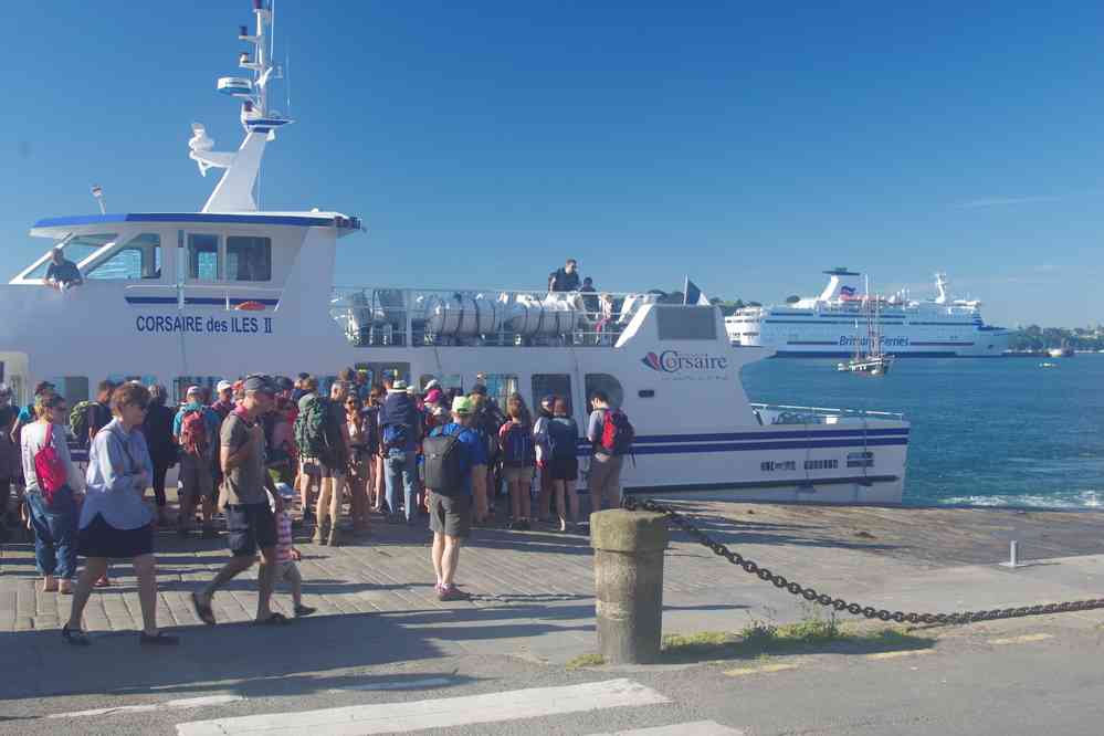 Saint-Malo : nous allons couper l’estuaire de la Rance. Le vendredi 26 mai 2017