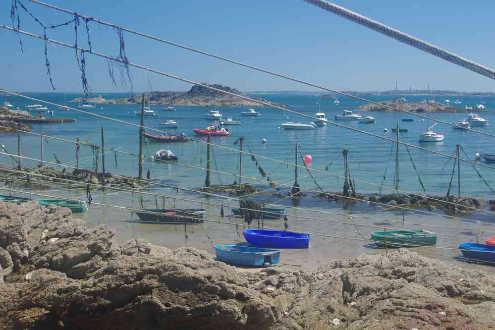 Saint-Lunaire, vers la pointe du Décollé. Le vendredi 26 mai 2017