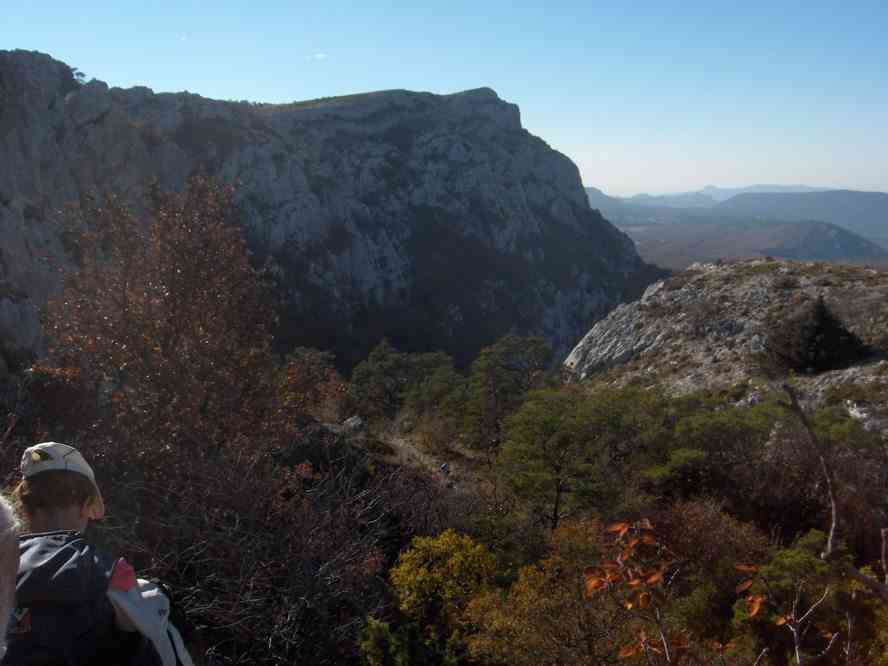 Depuis le pas de l’Aï, départ du Sentier Merveilleux. Le samedi 3 novembre 2007