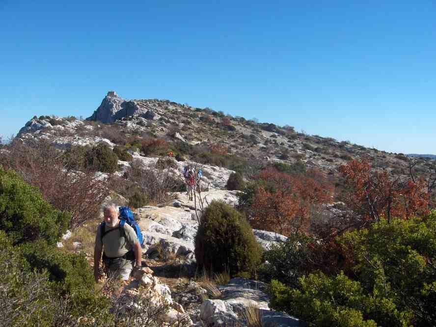 Vue vers l’est du Massif (Saint-Pilon). Le dimanche 4 novembre 2007