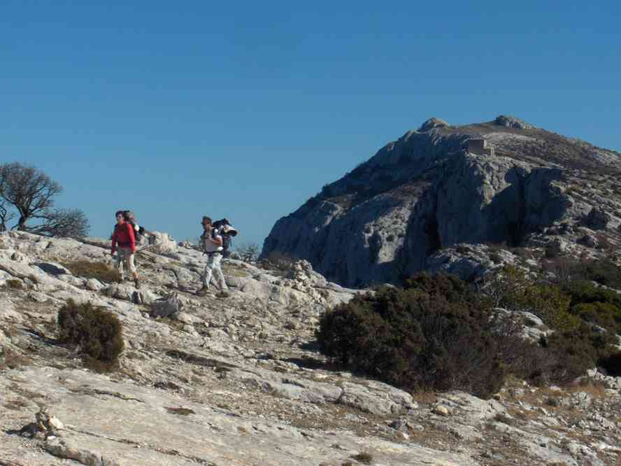 Vue vers l’est du Massif (Saint-Pilon). Le dimanche 4 novembre 2007
