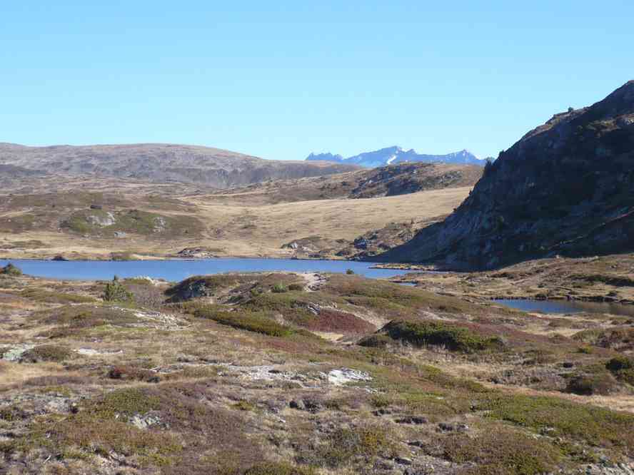 Le lac Fourchu, dans le massif de Taillefer. Le samedi 15 octobre 2011