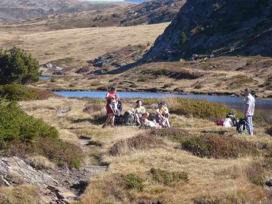 Là c’est juste la pause, le pique-nique c’est dans dix minutes ! Le samedi 15 octobre 2011